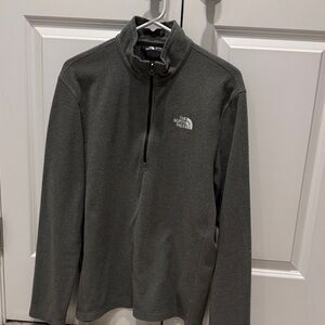 The North Face Grey Fleece 1/4 Zip